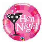 Okrugli Hen Night balon 46cm za devojačko veče