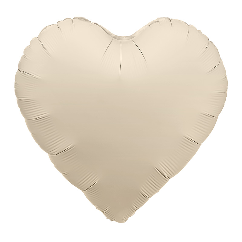 Balon pastel mat srce 46cm – mat folijski balon u obliku srca sa mogucnoscu izbora pastel boje