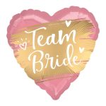 Satin gold Team Bride balon za devojačko veče 46cm