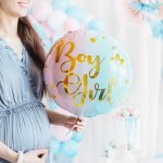 Okrugli folija balon Boy or Girl 46cm za otkrivanje pola deteta