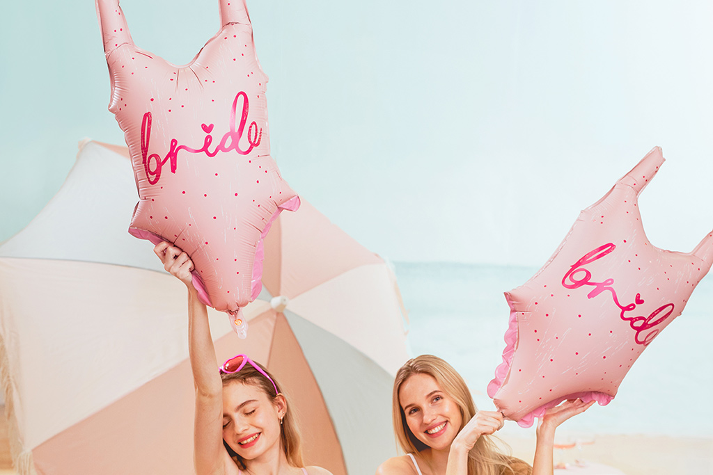 Bride kupači kostim premium folija balon 63cm za devojačko veče uživo