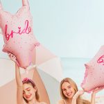 Bride folija balon u obliku kupaćeg kostima 63cm roze za devojačko veče
