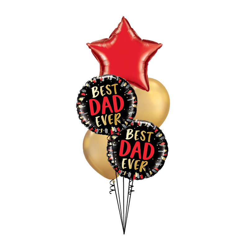buket balona za tatu best dad ever sa helijumom
