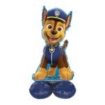 Čejs AirLoonz stojeći balon - Čejs iz Patrolnih šapa u policijskoj uniformi 91cm na vazduh