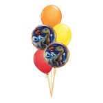 Dinosaurus Jurassic buket balona sa okruglim Jurassic balonima