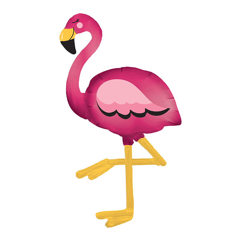 Flamingo Airwalker stojeći balon 172cm roze