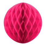 Honeycomb ciklama 30cm – velika saće lopta u zasićenoj magenta ciklama boji