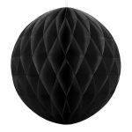 Honeycomb crni 20cm – srednja duboko crna papirna saće lopta