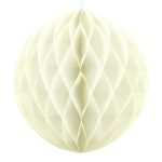 Honeycomb krem 40cm – velika ivory krem papirna saće lopta