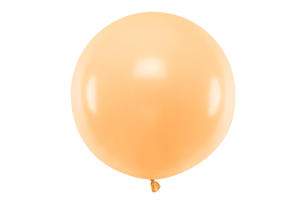 Veliki latex balon kajsija boja 60cm mat finish