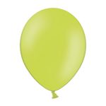 Mat kivi zeleni balon napunjen helijumom sa trakom i tegom