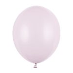 Mat lila balon napunjen helijumom sa trakom i tegom