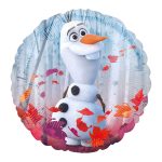 Olaf Frozen balon – okrugli folija balon sa Olafom iz Frozen 2 u jesenjoj šumi, 46cm