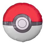Pokeball balon sa helijumom - okrugli folija balon u obliku Pokeball-a