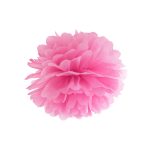 Pompom roze 25cm – pink papirna viseća dekoracija