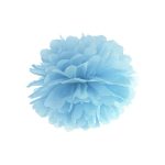 Pompom svetlo plavi 25cm – bebi plava papirna viseća dekoracija