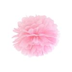 Pompom svetlo roze 25cm – papirna viseća dekoracija