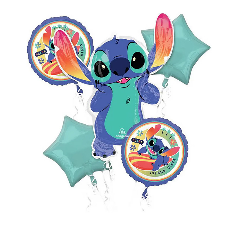 Stič buket balona pet folija balona sa Stitch supershape motivom