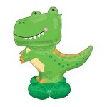 T-Rex AirLoonz stojeći balon zeleni dinosaurus 137cm