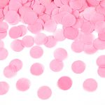 Top sa konfetama roze kružići – 40cm balon sa helijumom